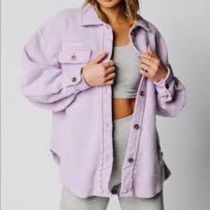 Free People Ruby Jacket purple size small